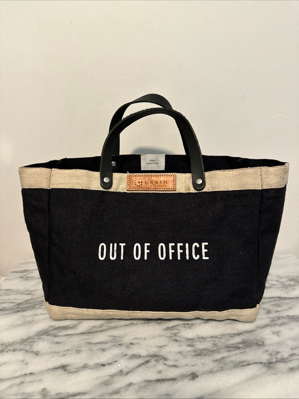 Apolis Global Citizen Petite Market Tote Bag Out Of Office Grain Management